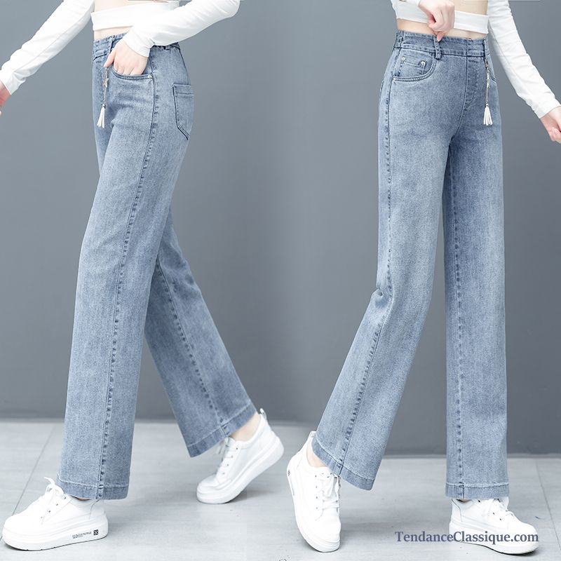 Jean Taille Haute Bootcut, Jeans Femme Tendance