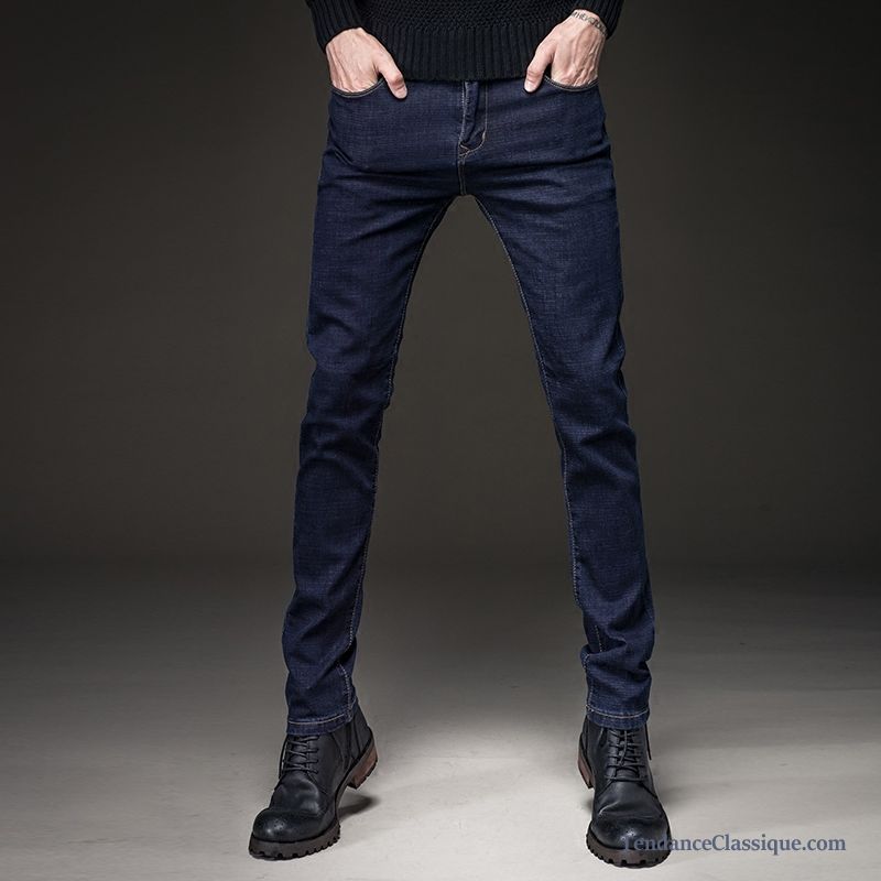 Jeans Blanc Homme Pas Cher, Jeans Délavé Troué Homme En Vente