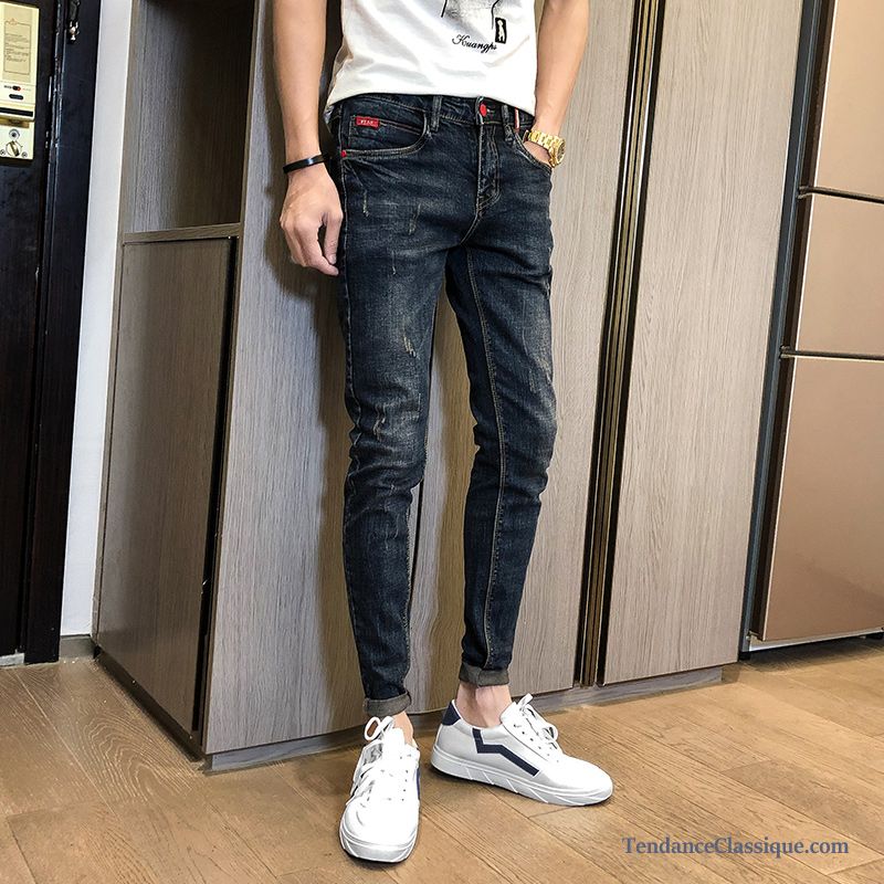 Jeans Homme Bleu Foncé, Jean Vintage Homme Pas Cher