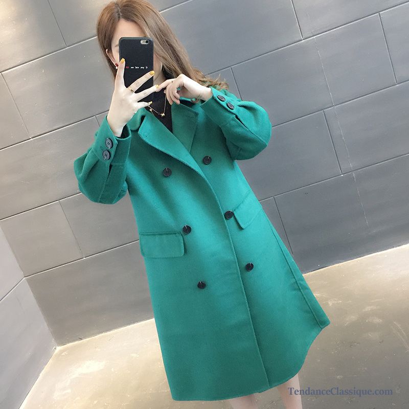 Manteau Femme Avec Capuche Fourrure Cyan, Veste Et Manteau Femme Pas Cher