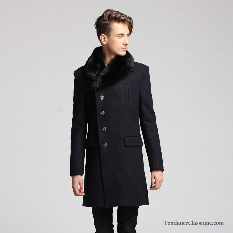 Manteaux Homme En Promo, Manteau Matelassée Homme Cuir