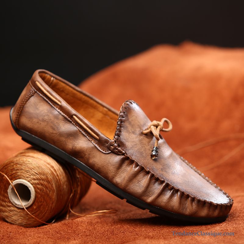 Mocassin Marron Homme Ambre, Vente Chaussure Homme