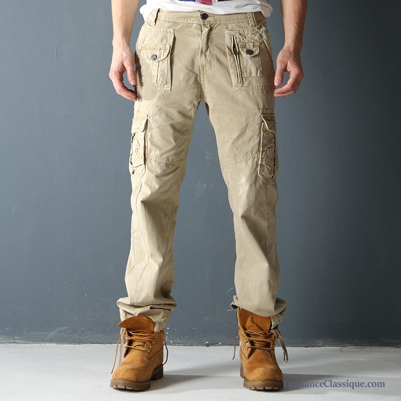 Pantalon Homme Coton, Pantalon Mode Homme Pas Cher