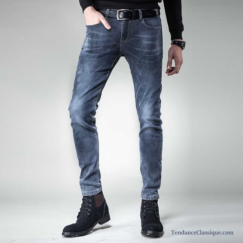 Pantalon Homme Couleur, Jean Avec Elasthane Homme