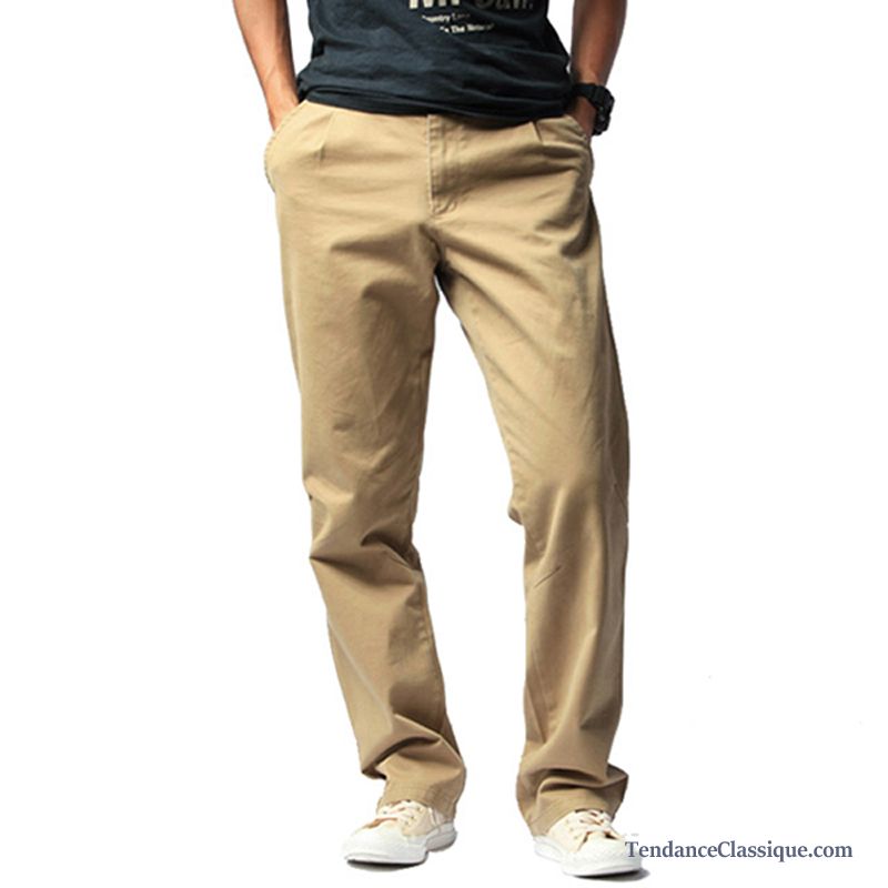 Pantalon Mode Homme Bleu Marron, Pantalon Battle Homme Pas Cher