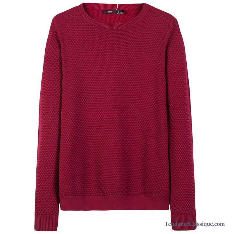 Pull Homme Pas Cher Argent, Pull Homme Rouge