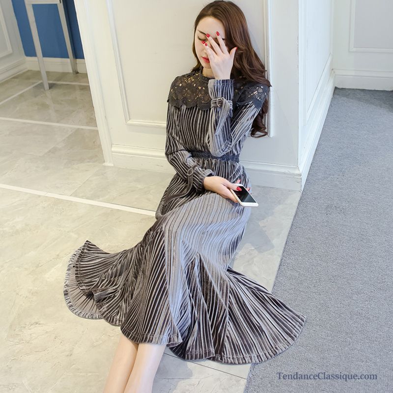 Robe Originale Femme Argent, Robe Longue Pas Cher D Été