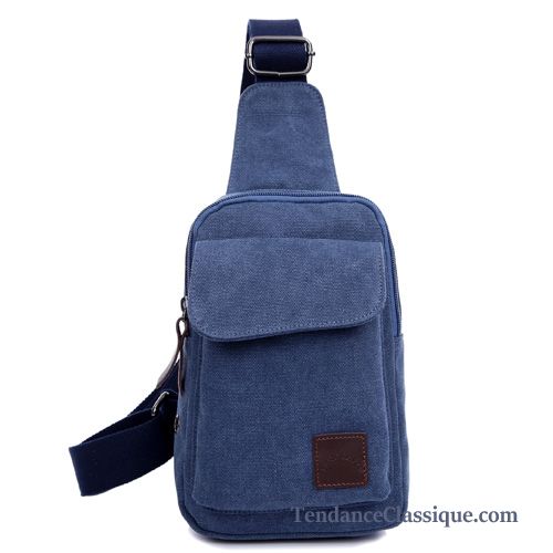 Sac Bandoulière Homme Tissu Steelblue, Sac Besace Bandoulière Homme Pas Cher