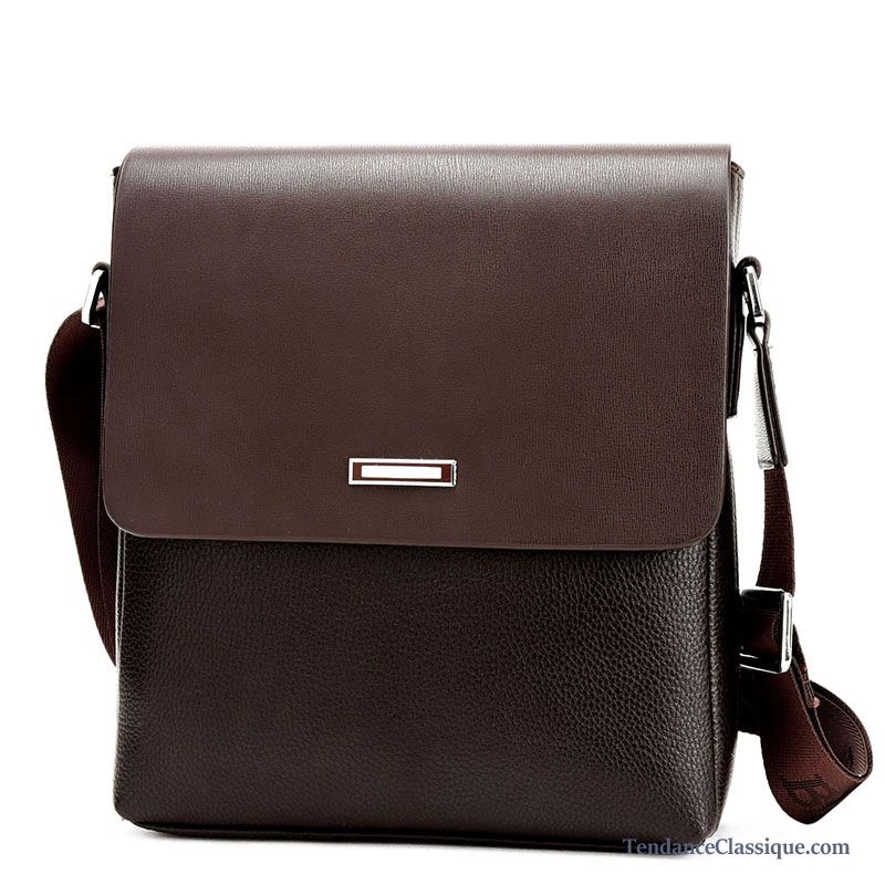 Sac Besace Cuir Homme Pas Cher Darkviolet, Sac Cuir Bandoulière