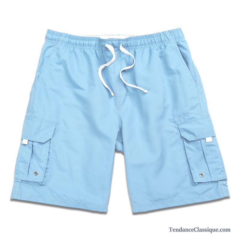 Short Baggy Homme Cyan, Short Fleuri Homme Pas Cher