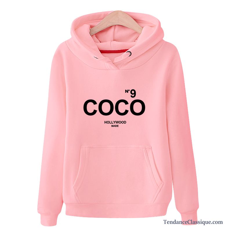 Sweat À Capuche De Marque Crème, Sweat À Capuche Femme Hiver En Vente