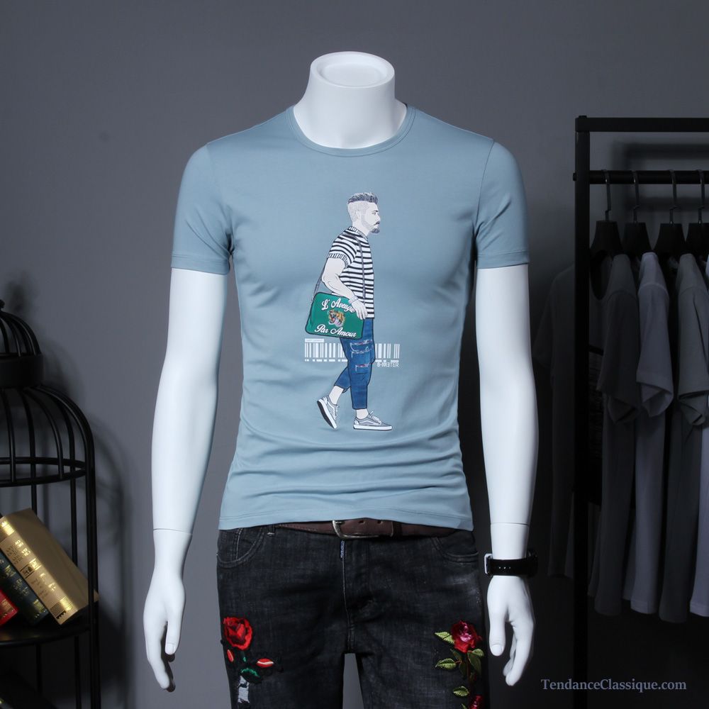 T Shirt Homme Fleur, Tee Shirt Homme Pas Cher