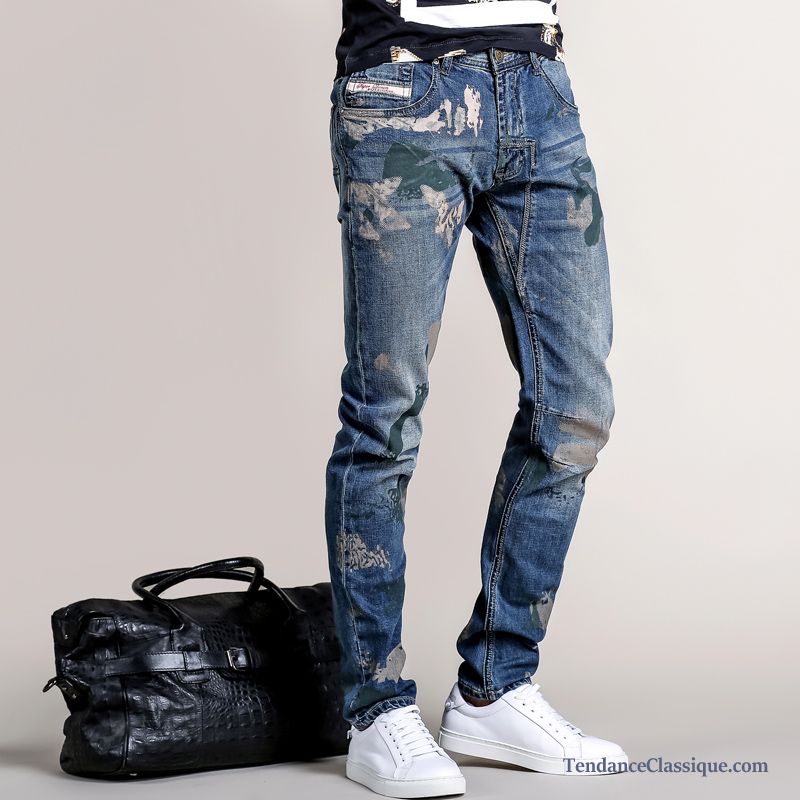 Taille Jean Homme, Jeans Homme Bleu Foncé Pas Cher