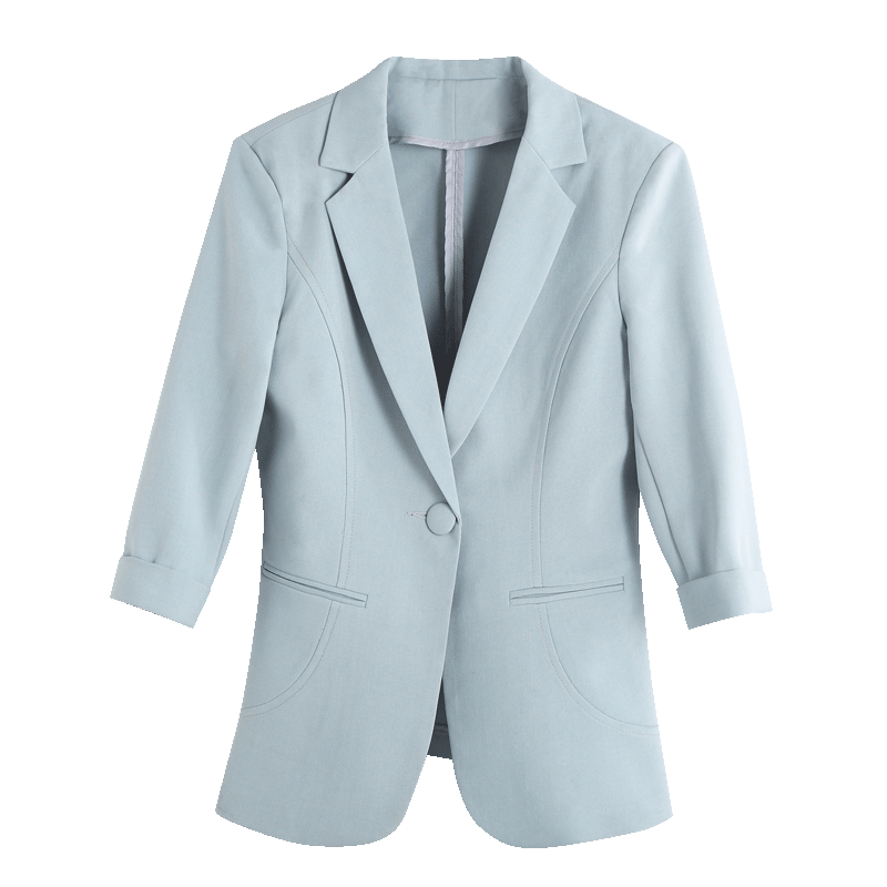 Tunique Blazer Longue, Blazer Col Rond Femme Pas Cher