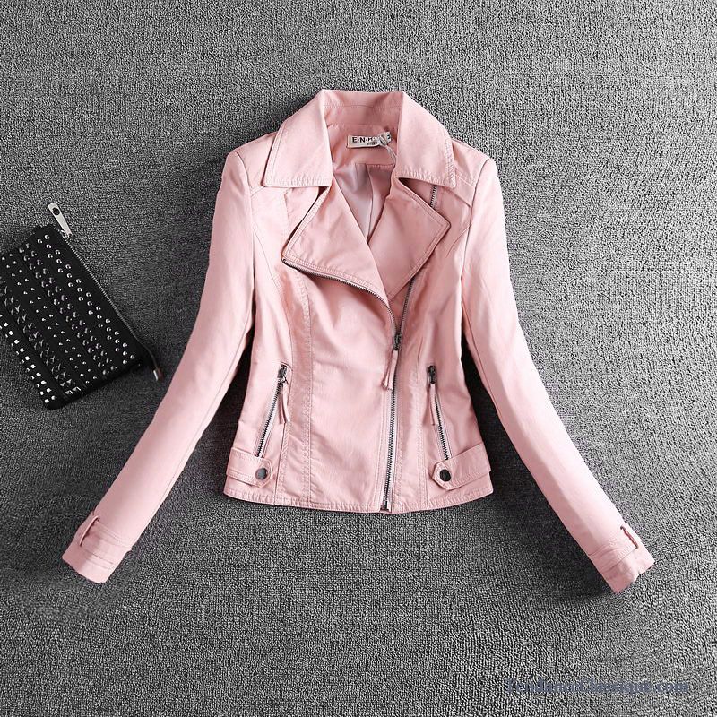 Veste En Cuir Mode Femme, Veste En Cuir En Laine Femme