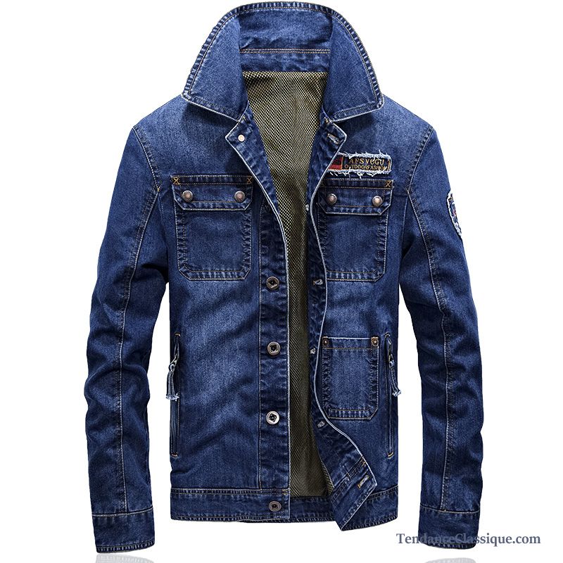 Veste Homme Demi Saison, Mode Blouson Homme